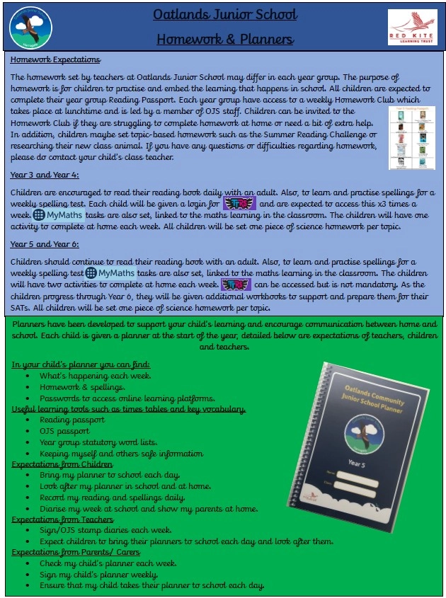 homework and planner