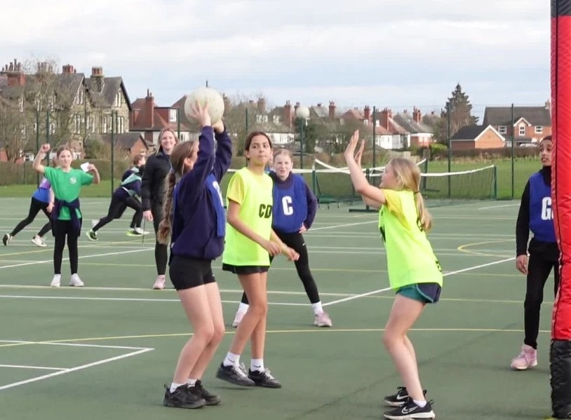 Netball action 2025